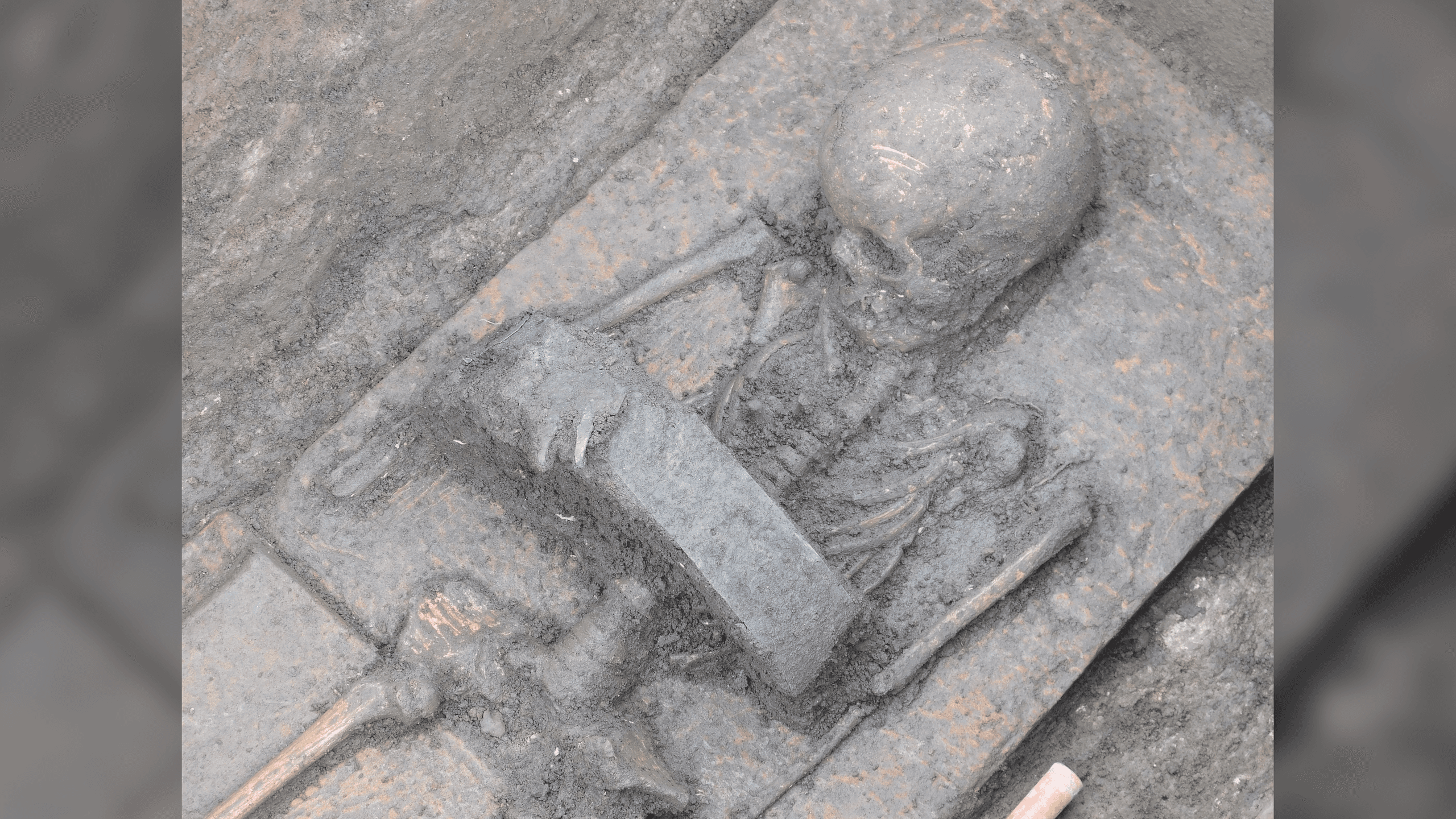 Children wearing bronze 'warrior' belts discovered in 2,500-year-old cemetery in Italy