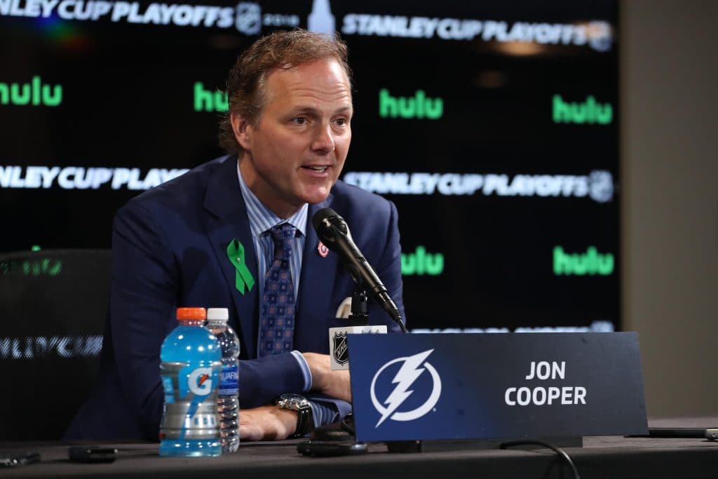 Lightning Head Coach Jon Cooper On Personal Leave