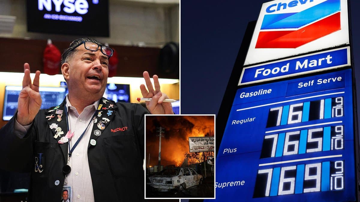 Wall Street braced for huge sell-off as oil hits highest level in four years and gas prices hit $8-a-gallon