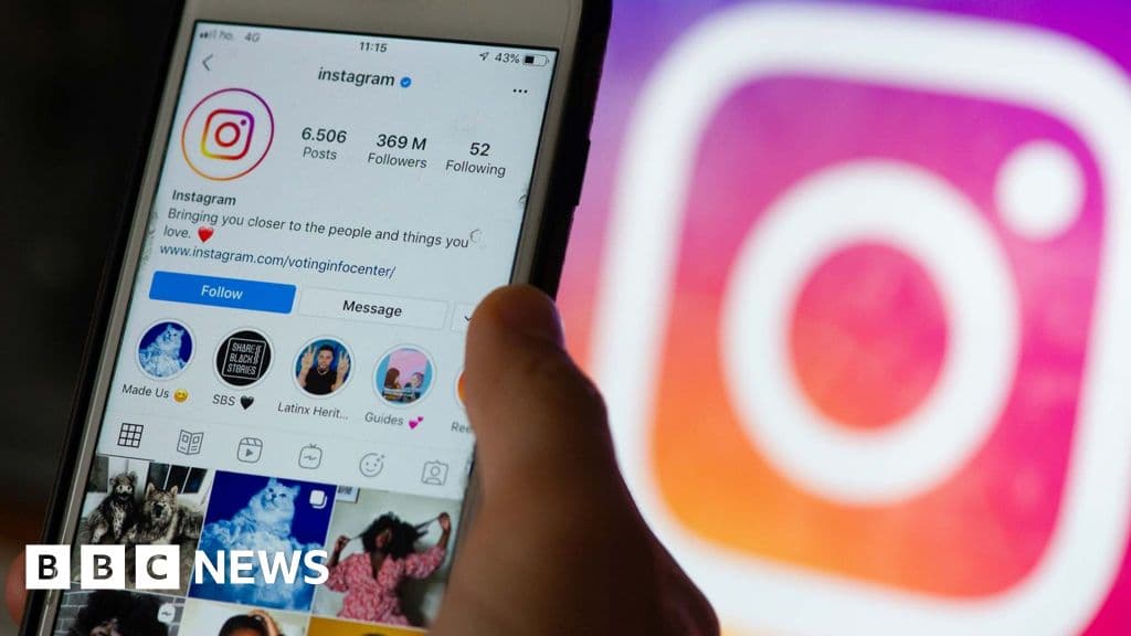 Instagram to alert parents if teens search for self-harm and suicide content - BBC