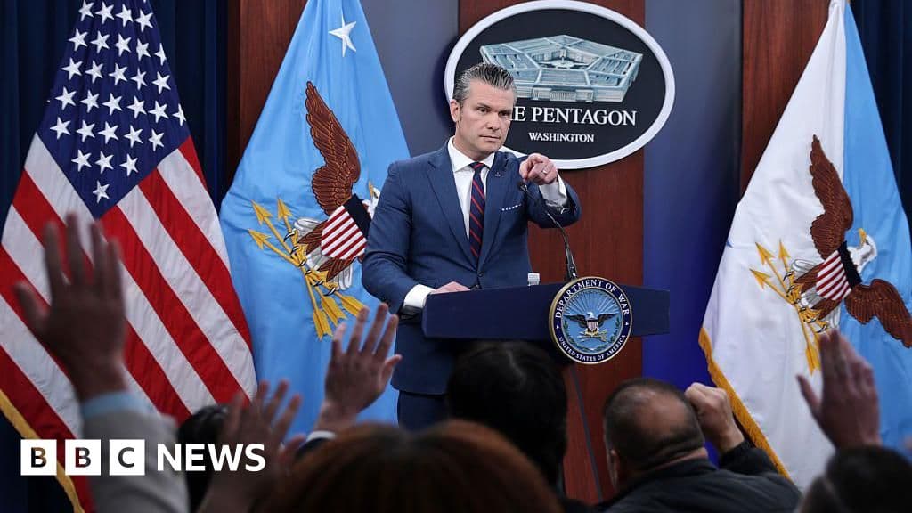 Pete Hegseth brings combative style as face of Trump's war in Iran