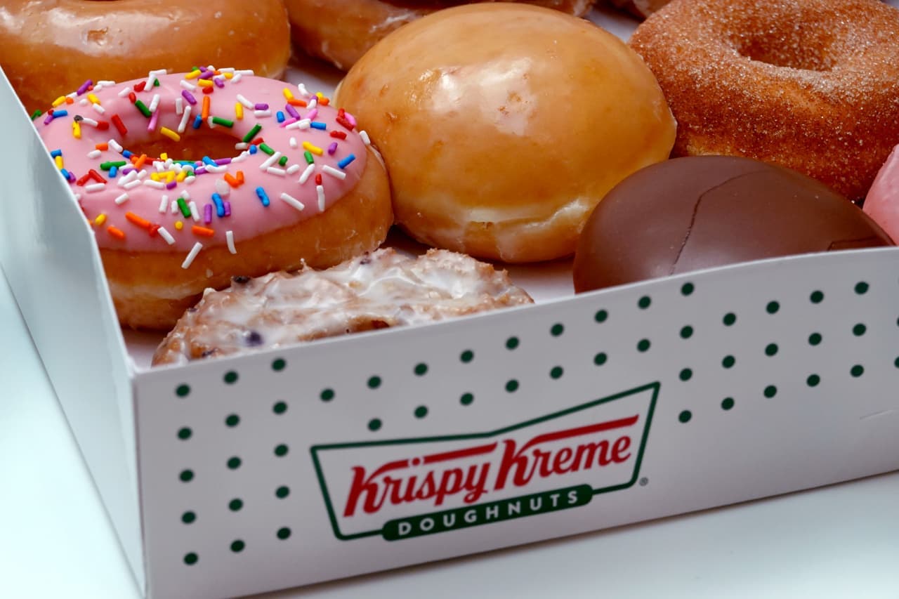 Krispy Kreme’s sales fell again. Here’s why it was good for the stock this time.