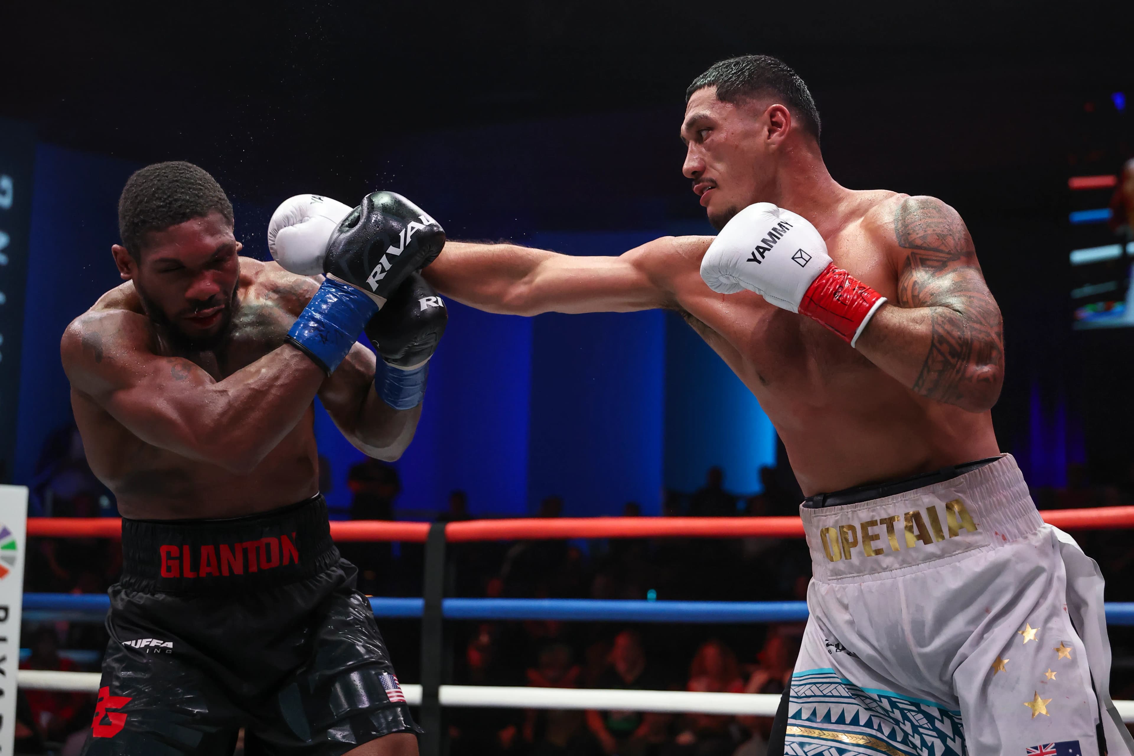 Jai Opetaia drops IBF belt, but keeps unbeaten record, with win over Brandon Glanton