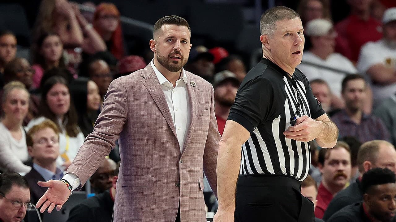Florida State staffer goes viral after celebratory reaction to successful challenge in ACC tournament win