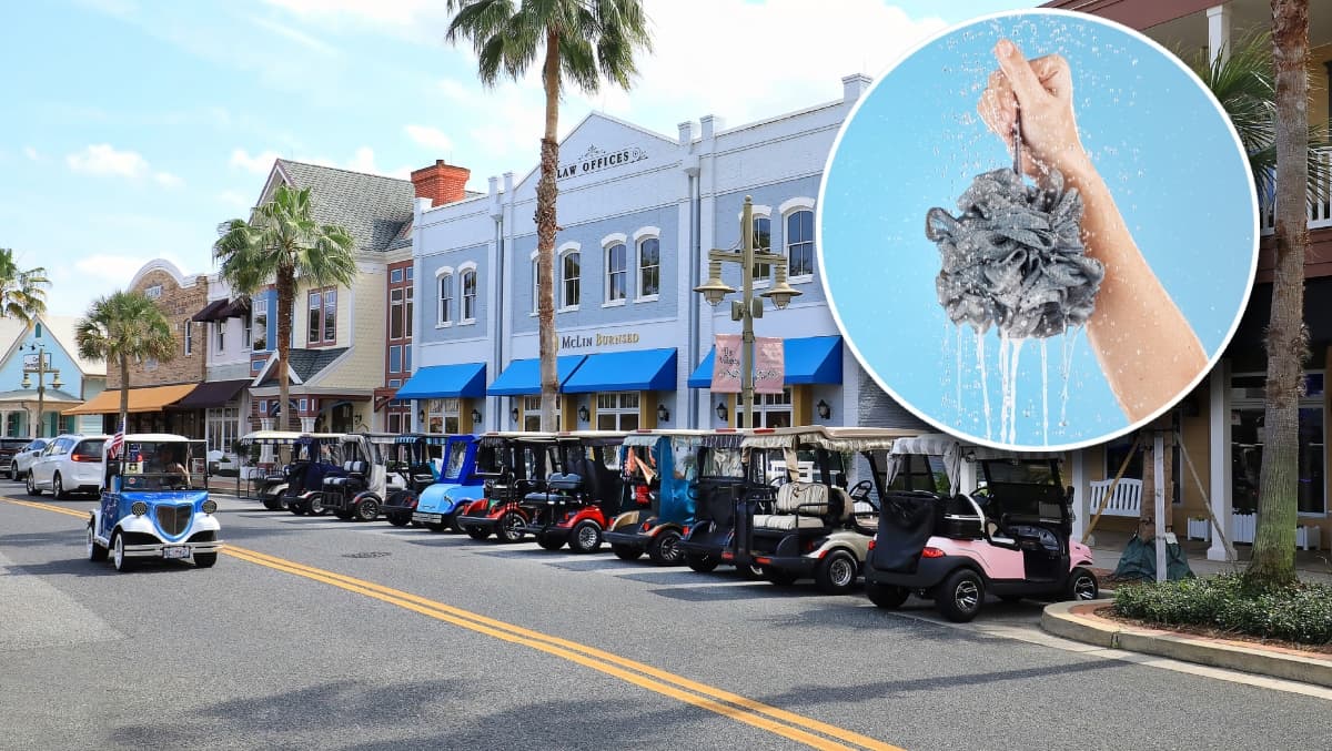 The Viral Loofah Phenomenon: Why Retirees in The Villages, Florida Are Decorating Golf Carts and Cars with Shower Sponges
