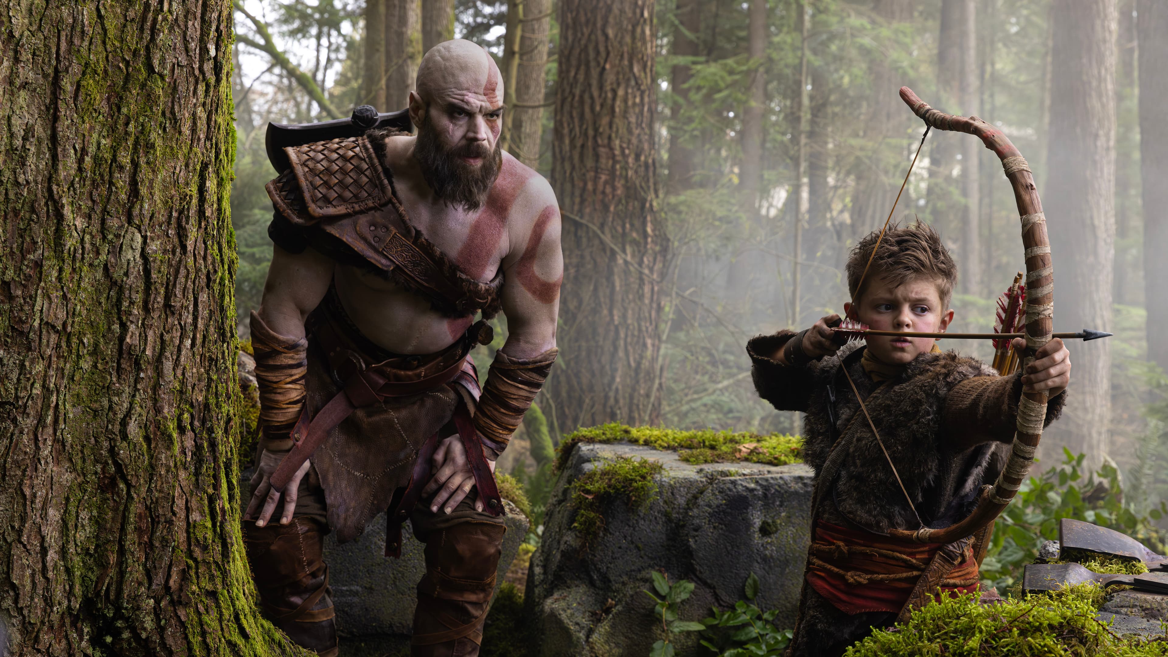 ‘God of War’ First Look: Ryan Hurst Is Kratos and Callum Vinson Is Atreus in Prime Video’s Live-Action Series