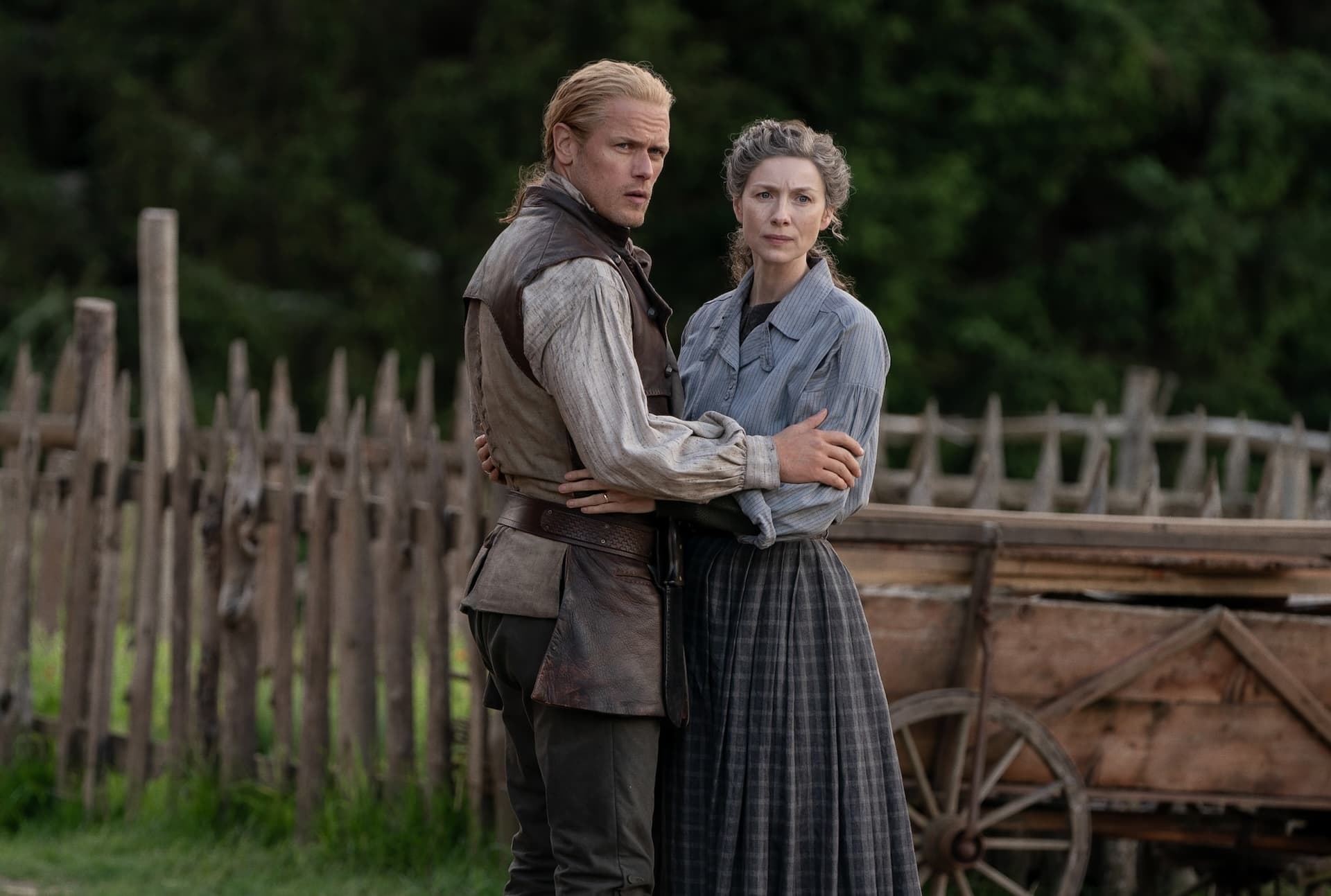 ‘Outlander’ Final Season Begins: Caitriona Balfe and Sam Heughan on That First Death and More Season 8 Premiere Revelations