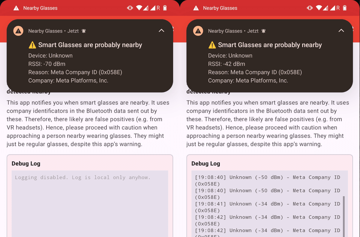 This App Warns You if Someone Is Wearing Smart Glasses Nearby - 404 Media