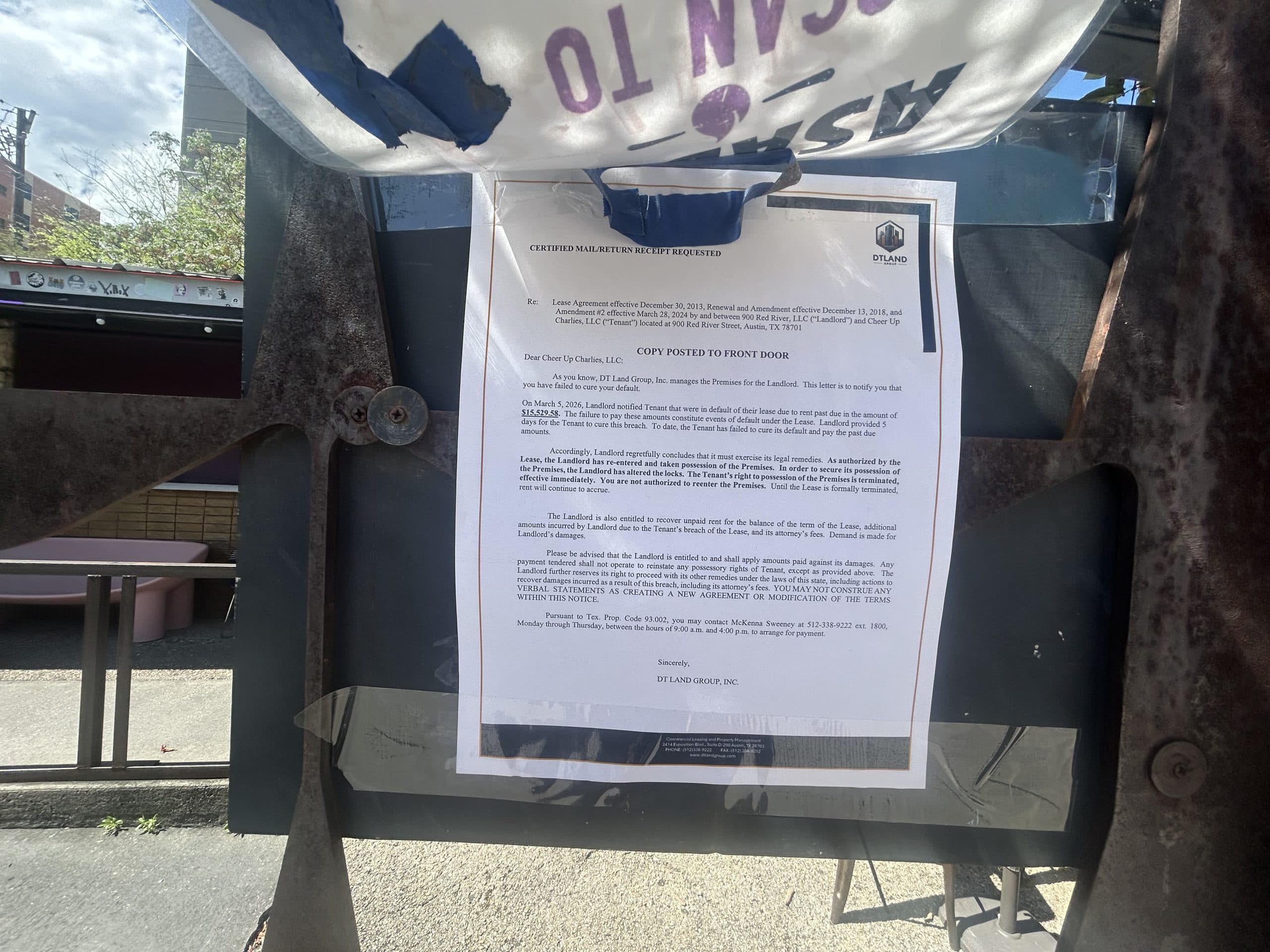 UPDATED: Cheer Up Charlies Owners Regain Access to Venue After Lockout