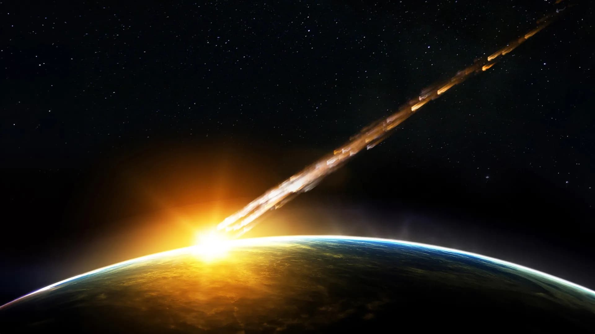 A massive asteroid hit the North Sea and triggered a 330-foot tsunami - ScienceDaily