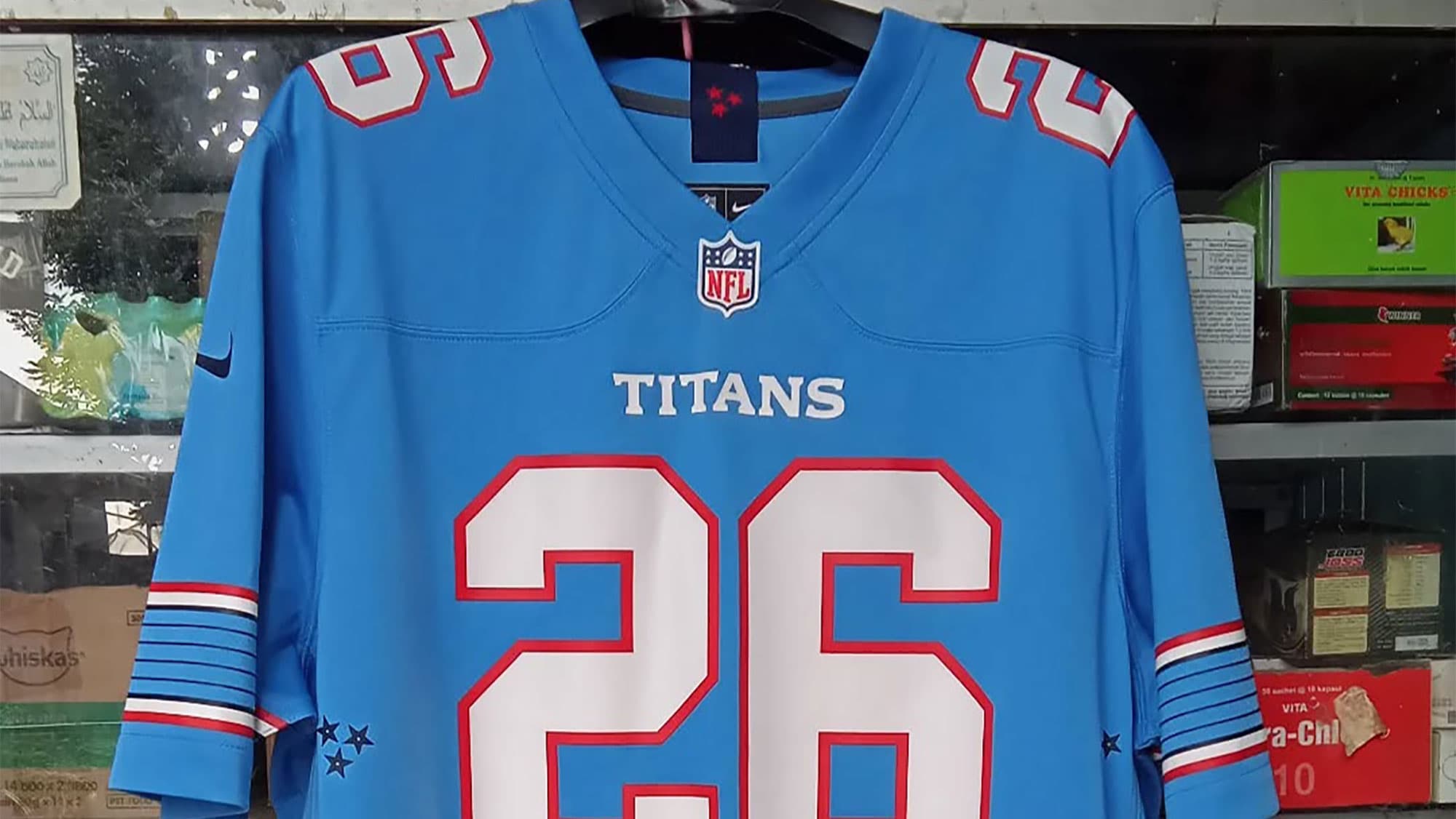 Tennessee Titans’ New Uniforms Leak On Social Media Ahead Of Unveiling
