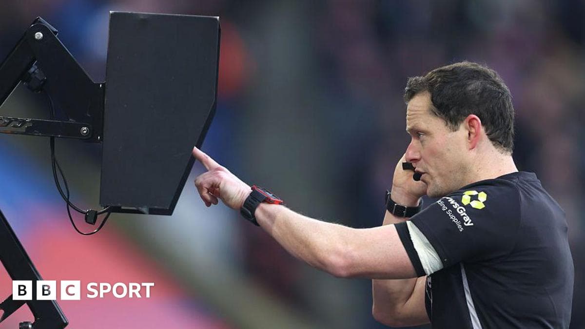 Laws of football: Wider VAR scope and more countdowns for World Cup - BBC