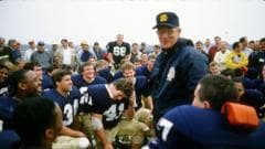 Legendary Notre Dame college football coach Lou Holtz dies at 89