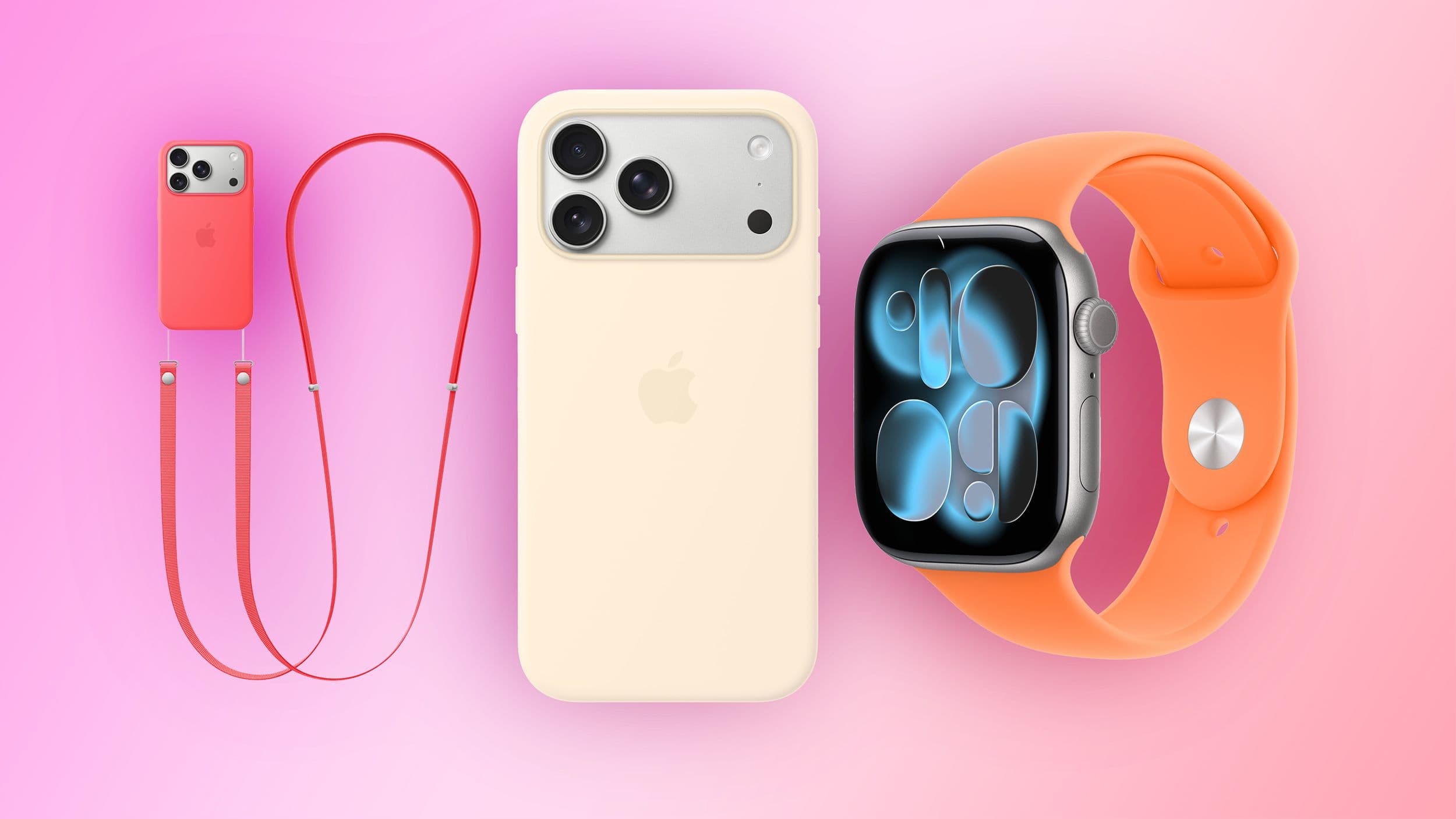 Apple Releases iPhone Cases, Apple Watch Bands, and Crossbody Strap in New Colors
