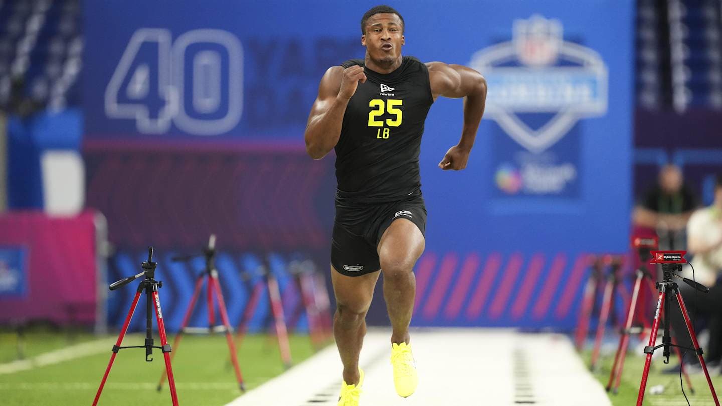 Yard Dash Times at the 2026 NFL Combine