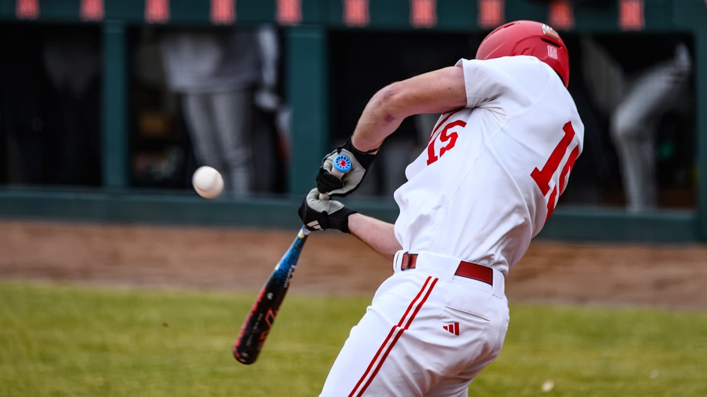 Carey's Two Home Runs Help Nebraska Baseball Stomp Michigan State, Sweep Weekend Series