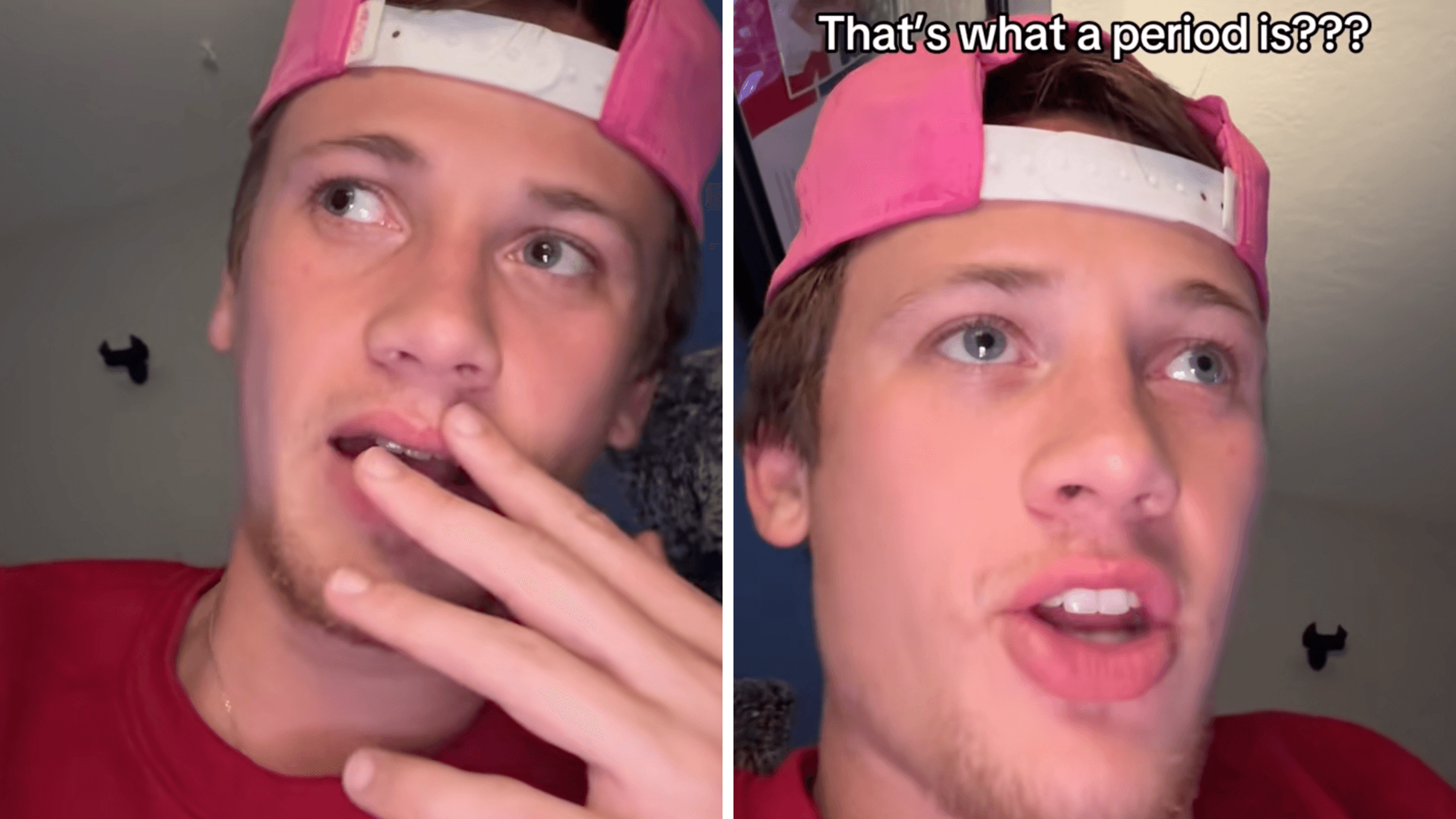 TikToker Connor Reacts with Shock After Learning the Brutal Reality of Menstruation from His Girlfriend