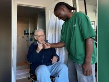 WATCH: 92-year-old vet and caregiver form unlikely bond