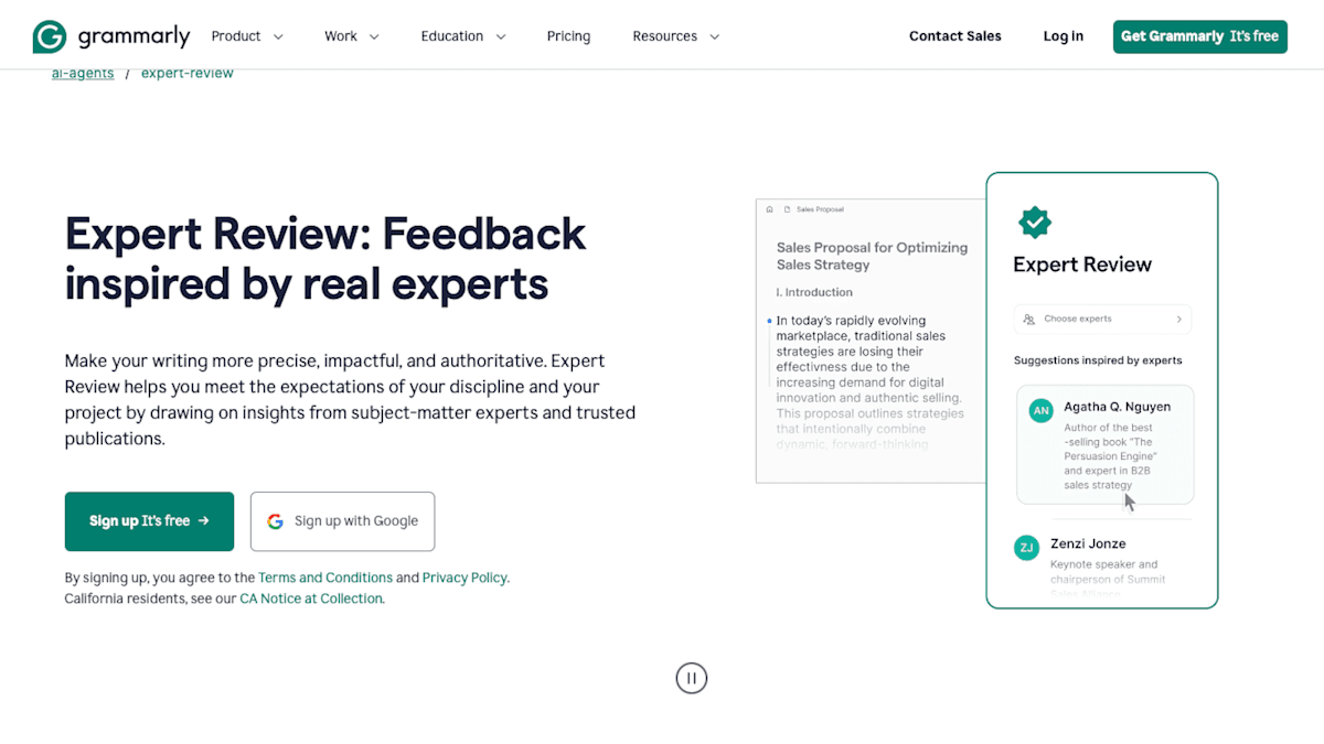 Grammarly has disabled its tool offering generative-AI feedback credited to real writers