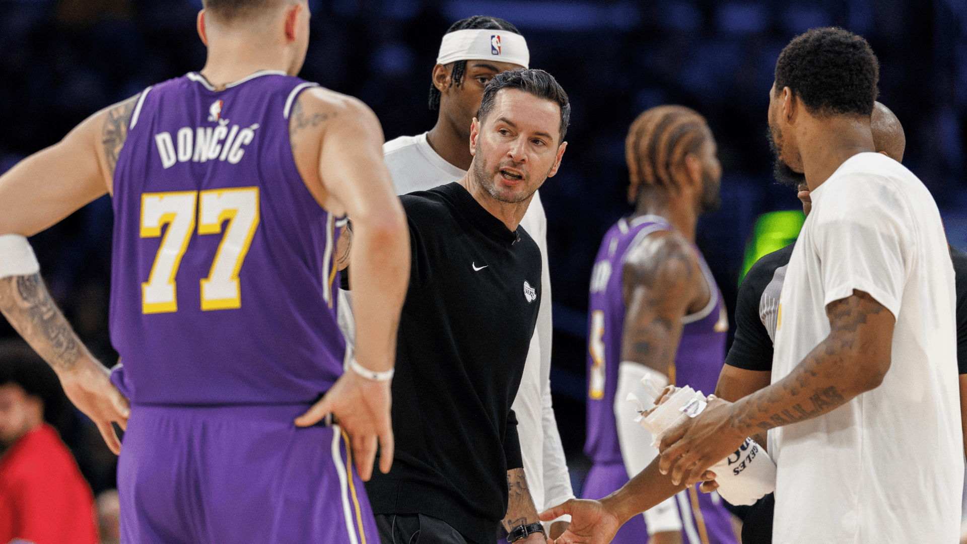 Lakers coach JJ Redick on heated exchange with Luka Dončić: 'I don't know why it went viral'