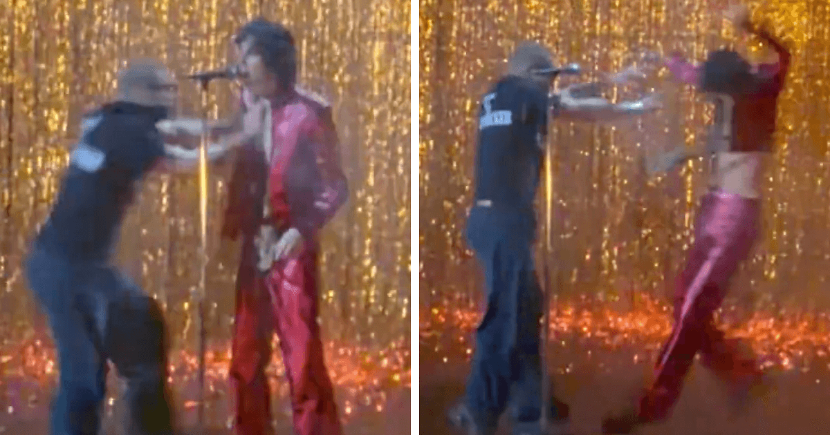 Chaos At Brit Awards As Singer Gets Pushed Off Stage Mid Performance In Viral Video