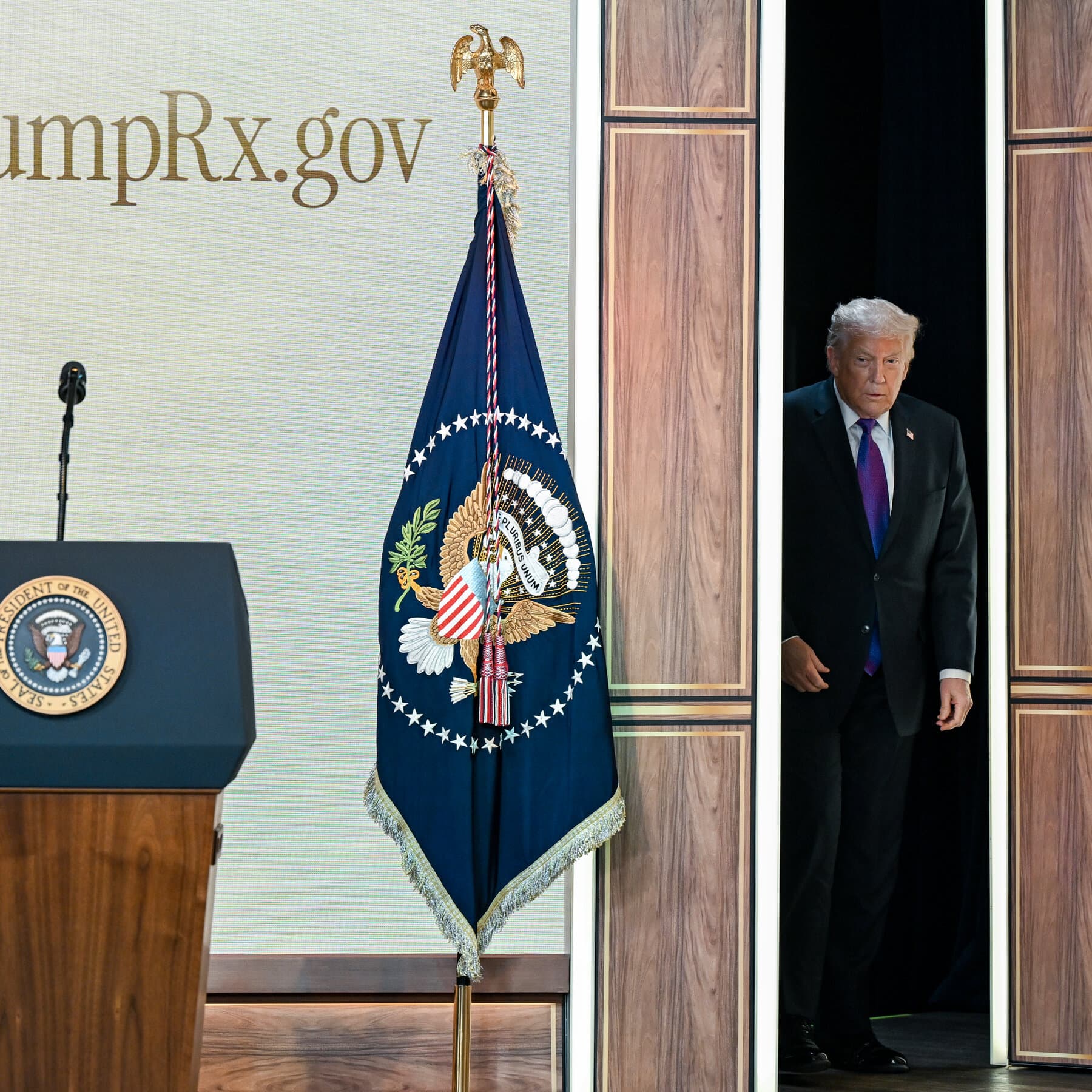 As More Products and Places Bear His Name, Trump Plays Coy