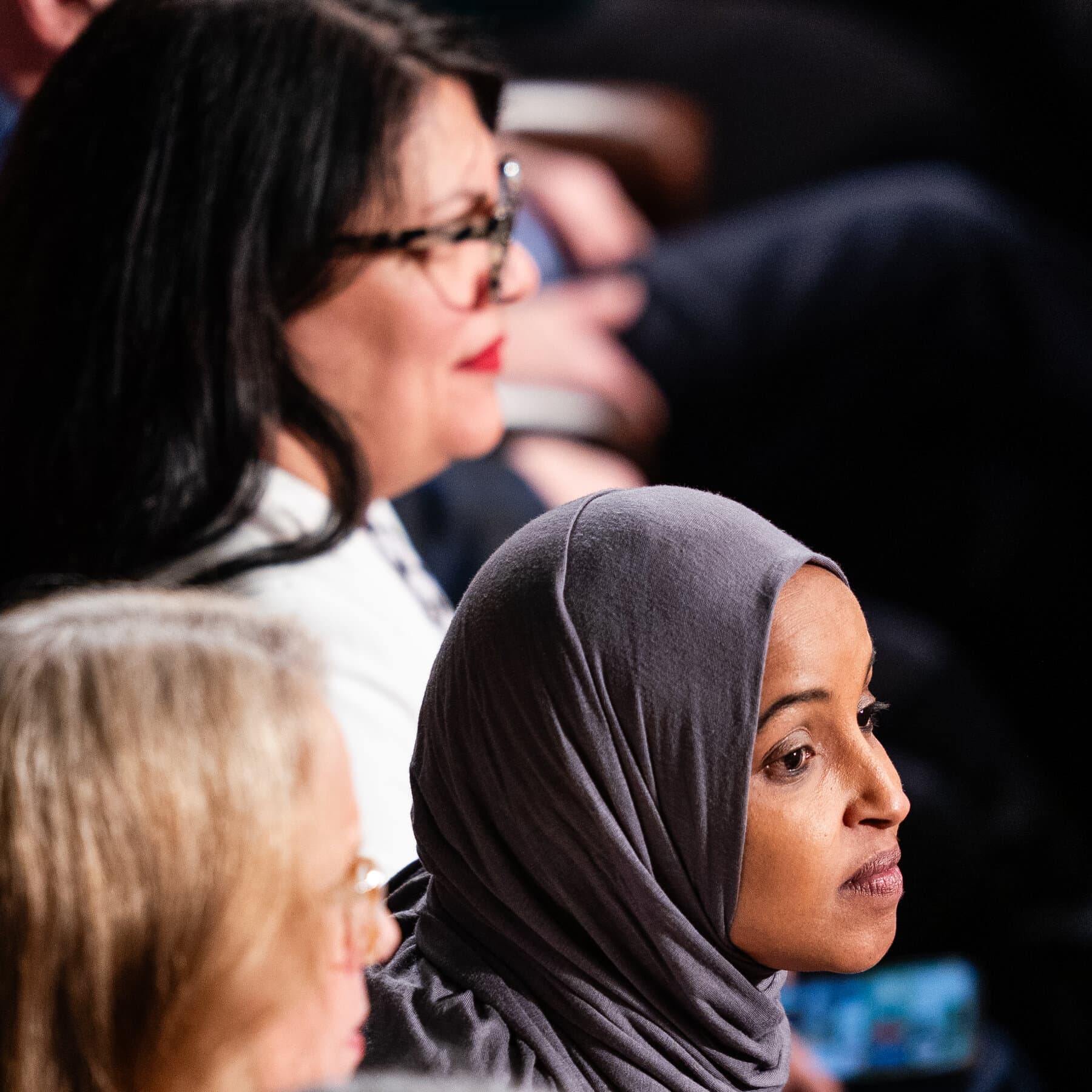 Ilhan Omar Condemns Arrest of State of the Union Guest