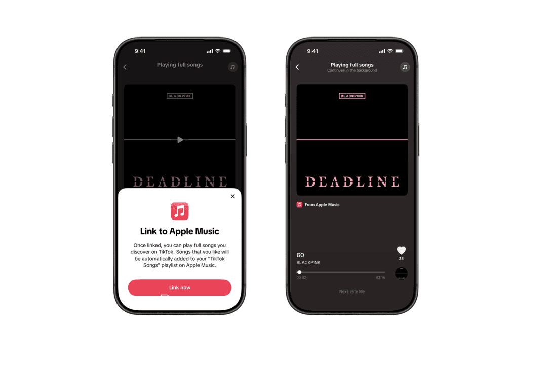 TikTok Teams With Apple Music to Allow Users to Stream Full Songs