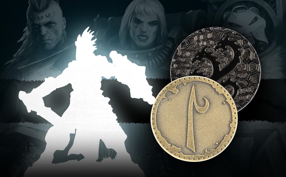Embrace Chaos with March’s Miniature of the Month and score two commemorative coins - Warhammer Community