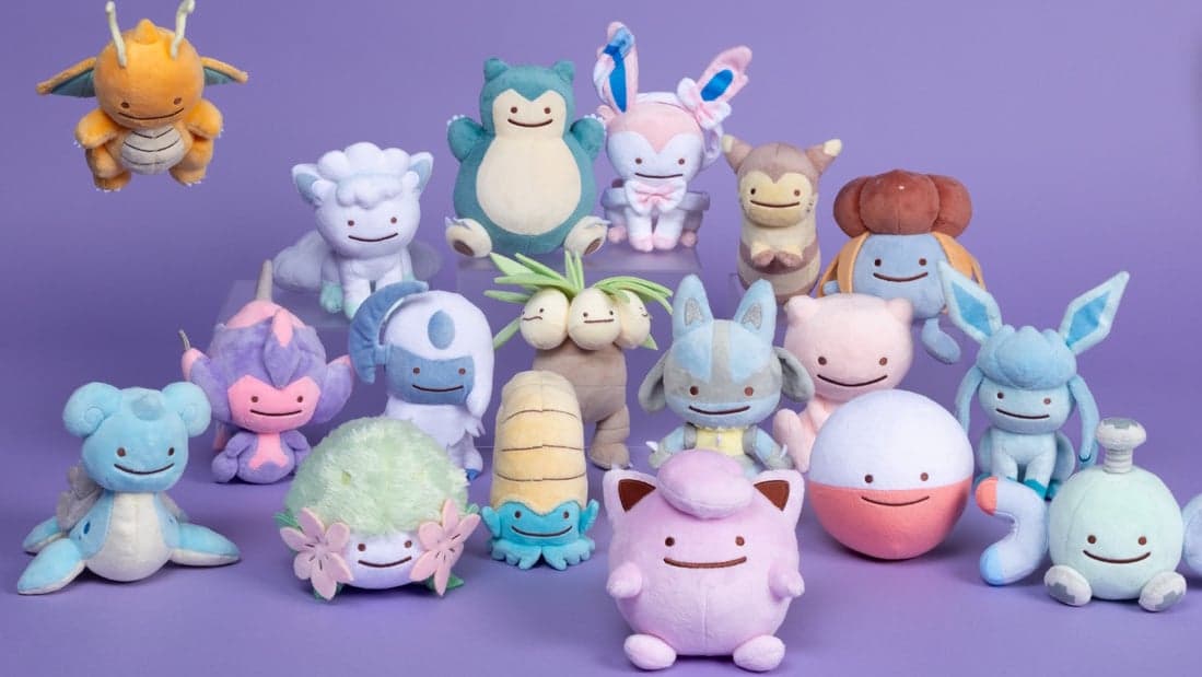 Ditto Plushies Arrive Right In Time For Pokopia Fever