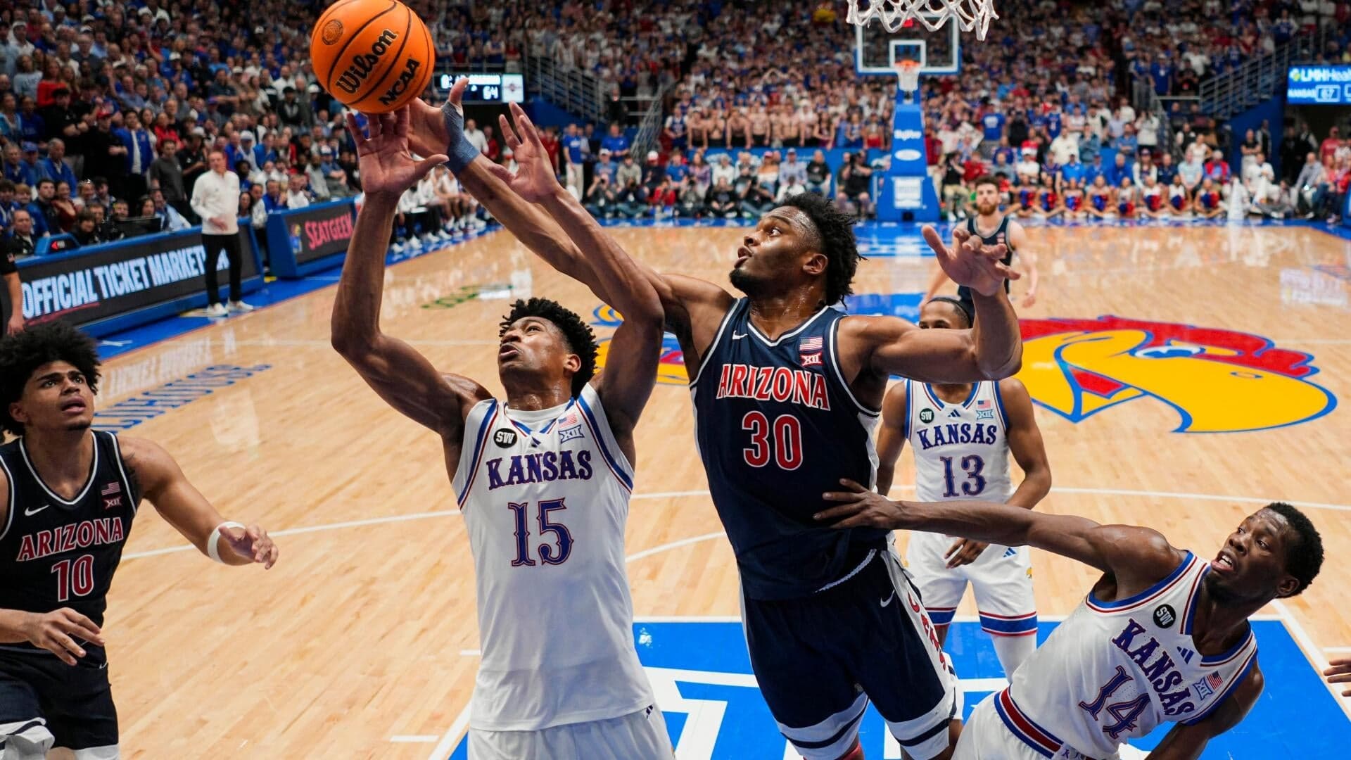 Today's top games to watch, best bets, odds: Kansas-Arizona, Arkansas-Florida, NBA and more