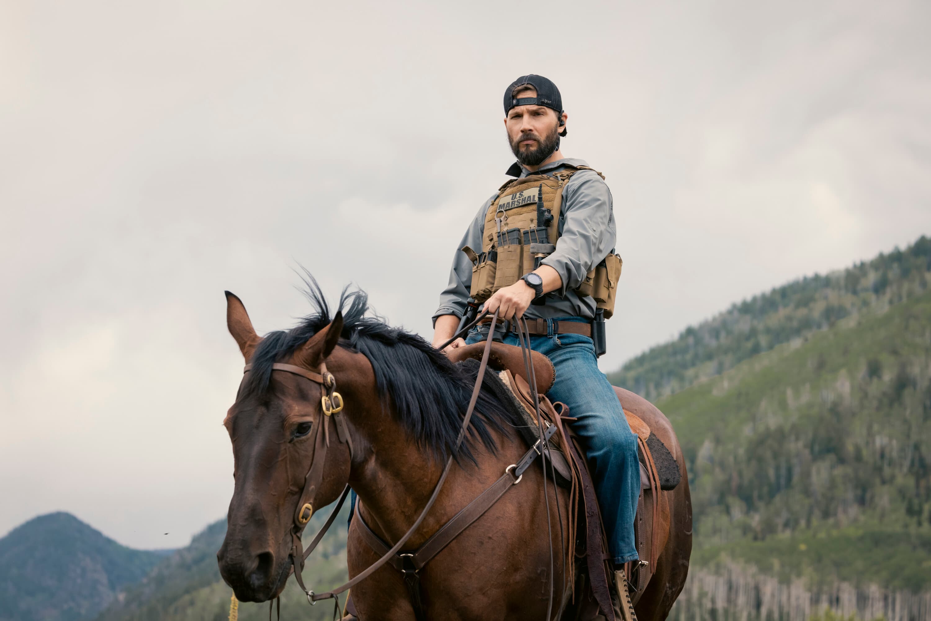 ‘Marshals’ Star Logan Marshall-Green on His Character’s Tense Brotherhood With Kayce and Surviving Extreme Fight Choreography Known as the ‘Pain Train’