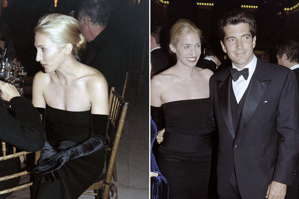 Carolyn Bessette Kennedy’s Best Black-Tie Moment Can Be Recreated With This Off-the-Shoulder Top and Satin Skirt — And For Less Than $150
