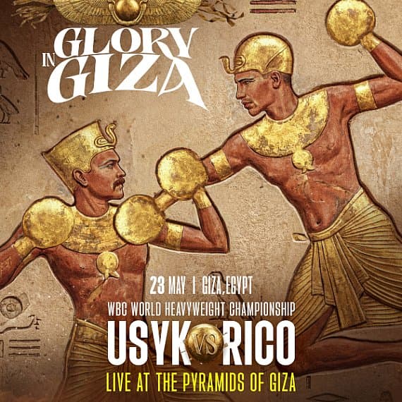 Unified boxing champ Oleksandr Usyk to face Rico Verhoeven at Pyramids of Giza