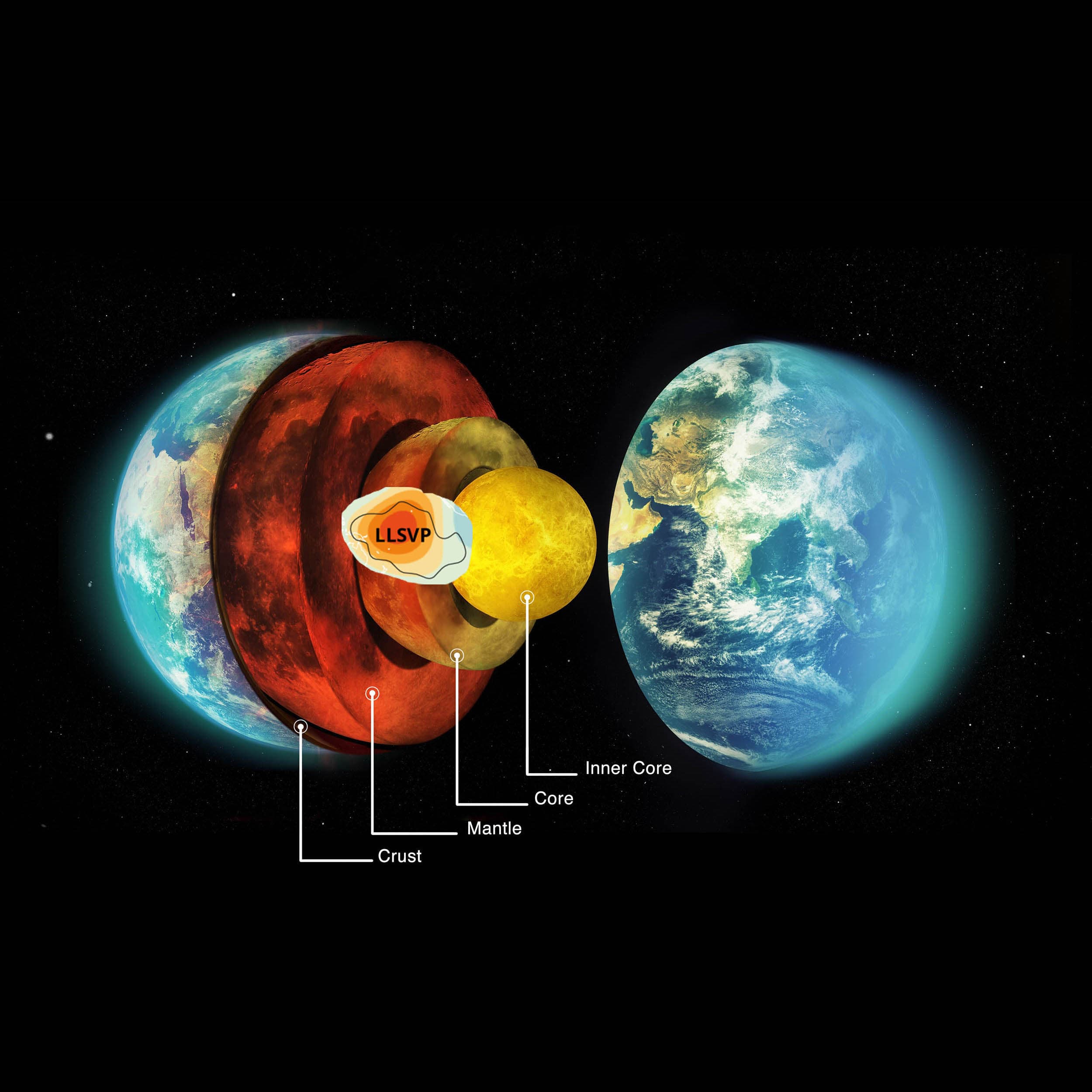Continent-sized 'islands' found inside Earth are 100 times taller than Mount Everest - Earth.com
