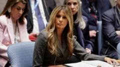 Melania Trump chairs UN Security Council meeting on children in conflict amid Iran strikes
