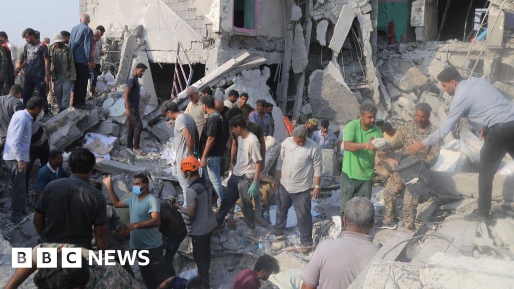 Dozens dead in Iran school blast blamed on US and Israel strikes - BBC