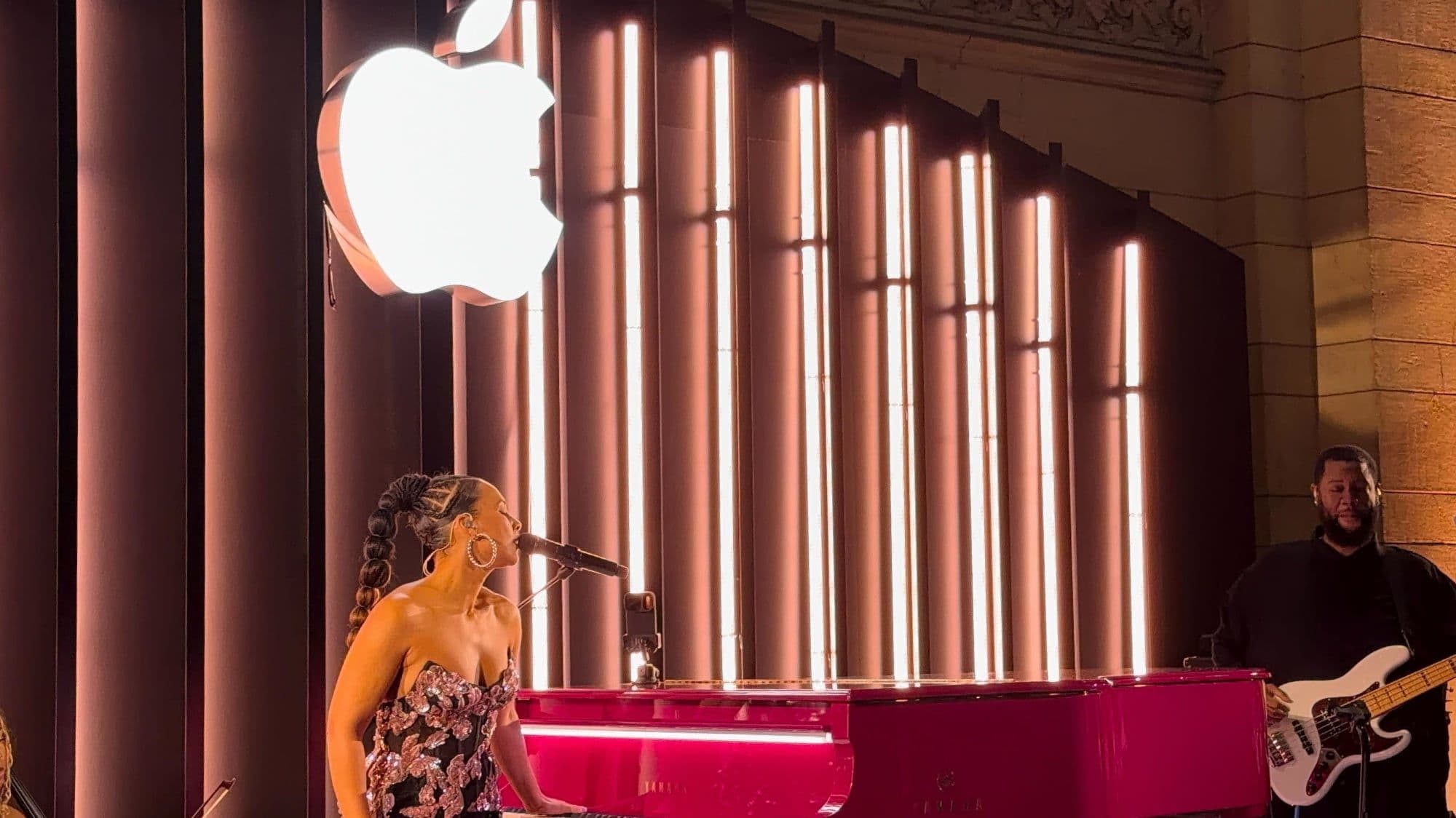 Apple Kicks Off 50th Anniversary With Surprise Alicia Keys Concert in New York