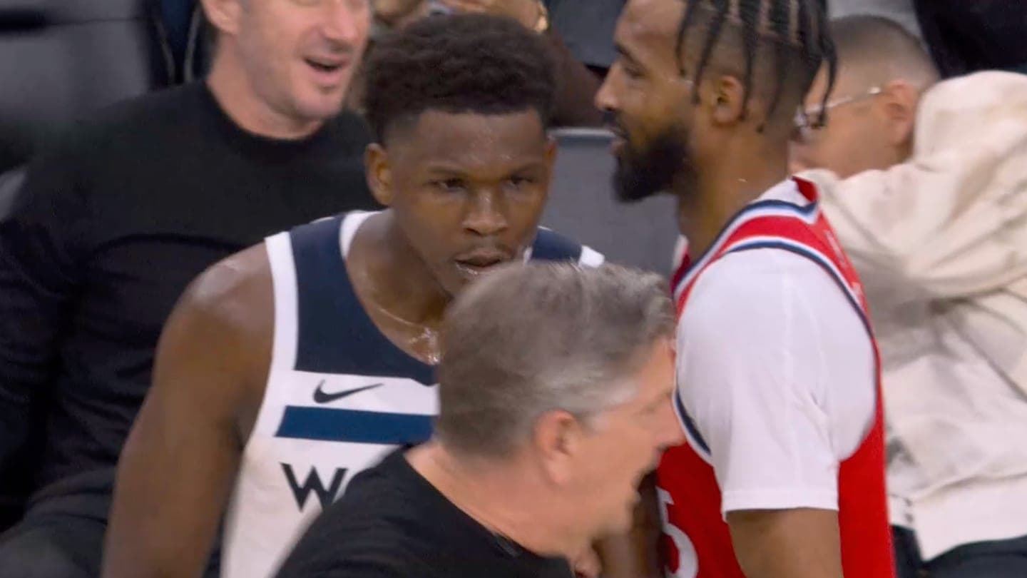 Anthony Edwards Barks at Chris Finch After Hitting Dagger vs. Clippers