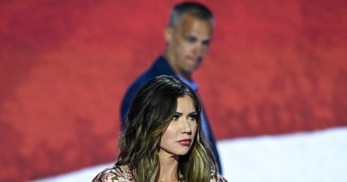 Democrats are probing companies awarded a $220 million ad contract for ties to Noem, Lewandowski - NBC News