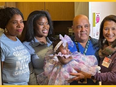 WATCH: Miracle baby goes home after 9 months in NICU