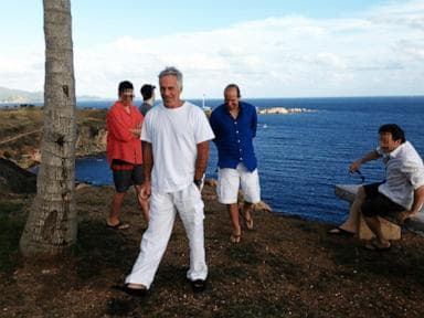 DOJ reposts purported photo of Howard Lutnick on Epstein's island