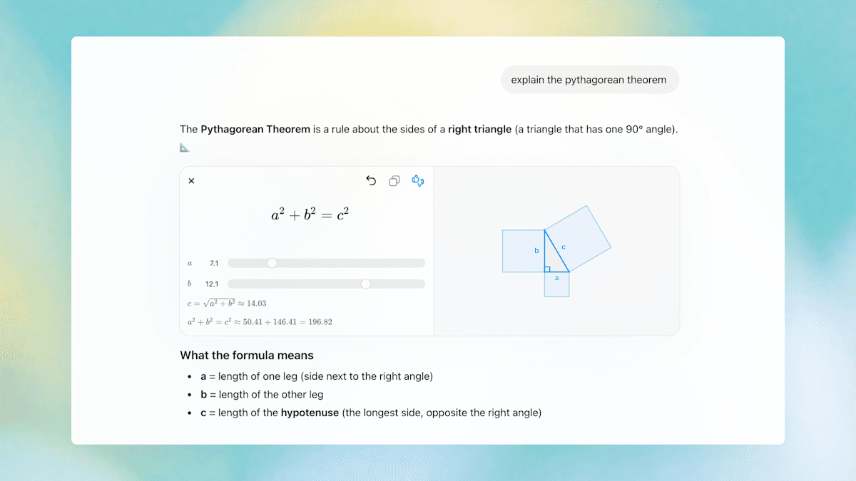 ChatGPT will now generate interactive visuals to help you with math and science concepts