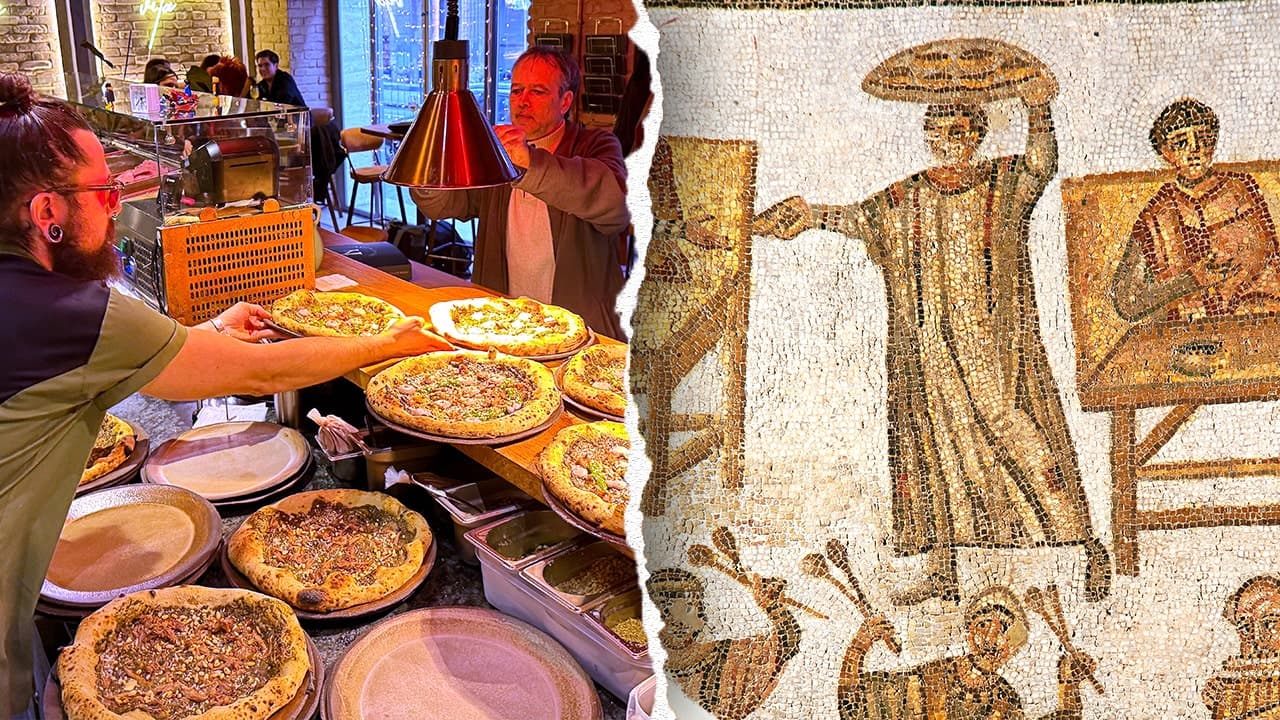 Pizza before tomatoes? Ancient Rome's version of America's favorite food looked nothing like today's