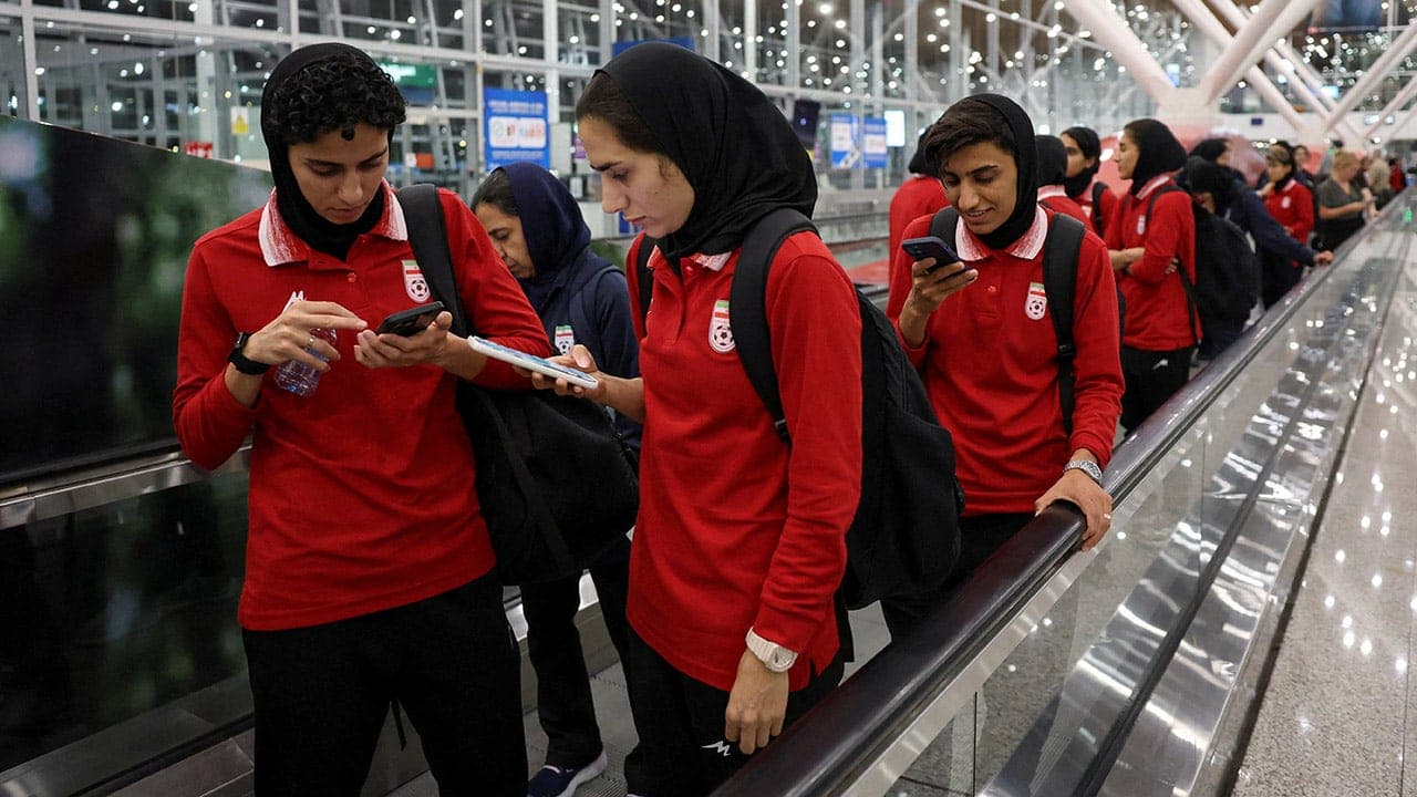 Australian official touts bravery of Iranian women's soccer team as some receive asylum